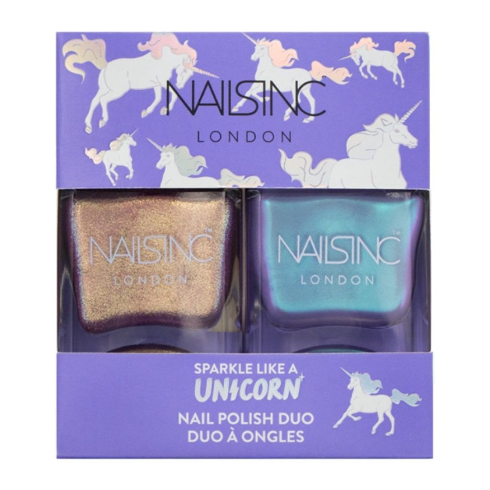 Nails Inc (NAILSINC) London - Sparkle Like a Unicorn Nail Polish Duo